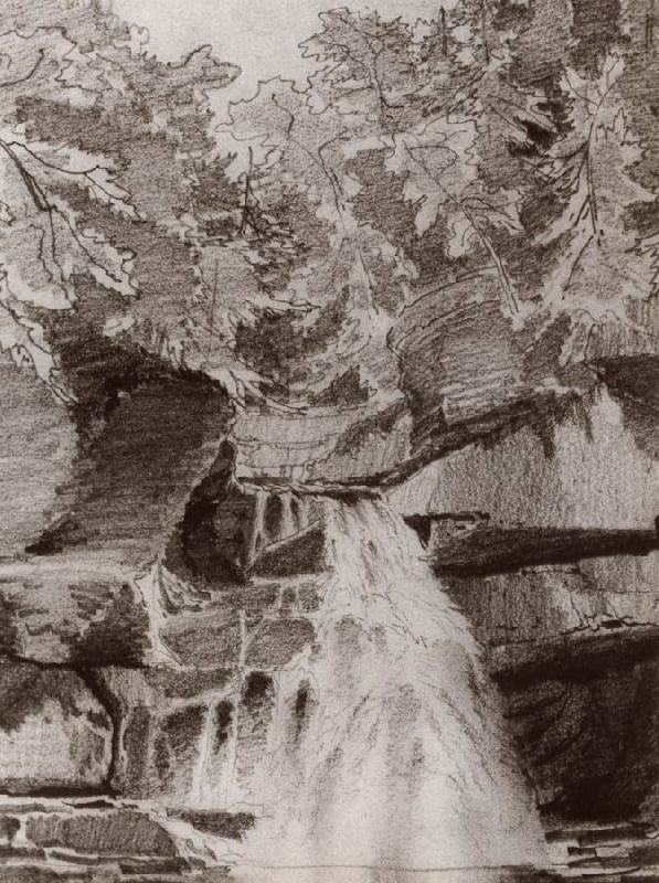Moran, Thomas Lower Falls of adam cheek oil painting image